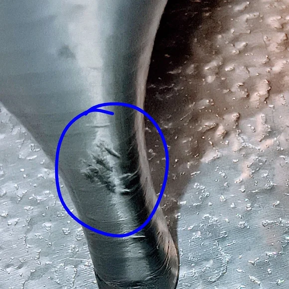 GUCCI Black Leather Laser Cut Square Toe Pumps, Size 35 - Picture 7 of 10